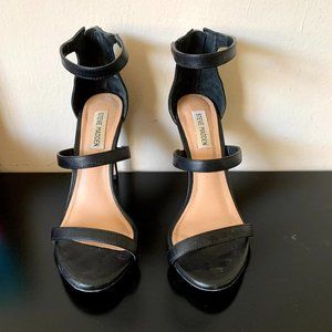 Steve Madden Feelya Women Open Toe Synthetic Black